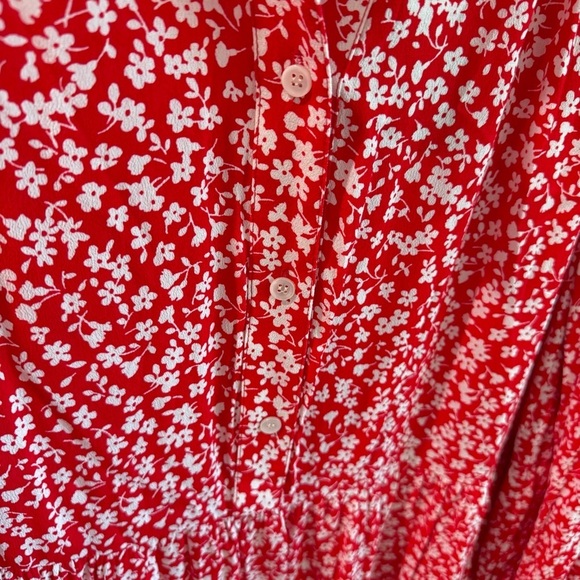 NWT J Crew Shirtdress in Tossed Bouquet Floral Print Midi Length XXL - Picture 5 of 8